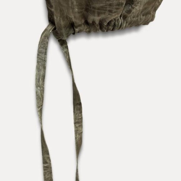 Zara ZW COLLECTION TIED JACQUARD PANTS - Picture 7 of 7